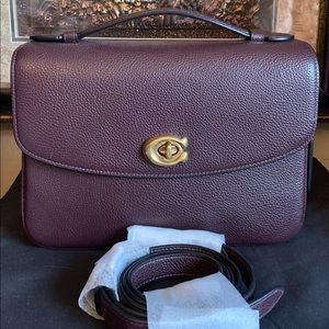 Coach Cassie in Oxblood.